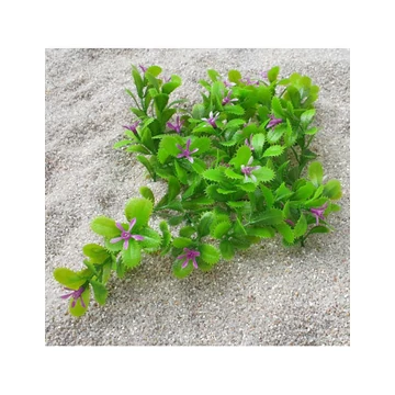 Műnövény szőnyeg 13*13cm - kis lila virágos (183.08/3)