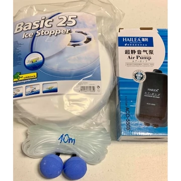 Téli befagyásgátló szett kerti tavakhoz (Basic 25/ACO-5505/2db50mm/10m4/6 cső) Téli befagyásgátló szett kerti tavakhoz (Basic 25/ACO-5505/2db50mm/10m4/6 cső)