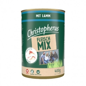 Christopherus Dog konzerv meat mix bárány 400g