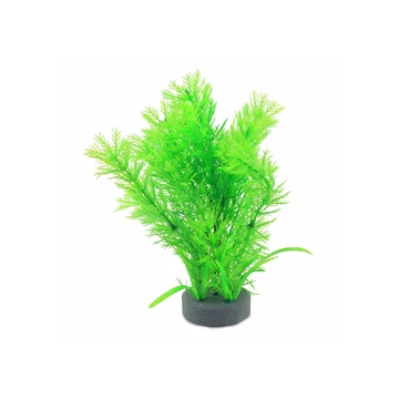 Műnövény akvárium dekoráció levegőporlasztóval 19cm
