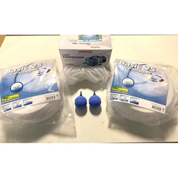 Téli befagyásgátló szett kerti tavakhoz (2db Basic 25/LK-60/2db50mm/15m4/6 cső) Téli befagyásgátló szett kerti tavakhoz (2db Basic 25/LK-60/2db50mm/15m4/6 cső)