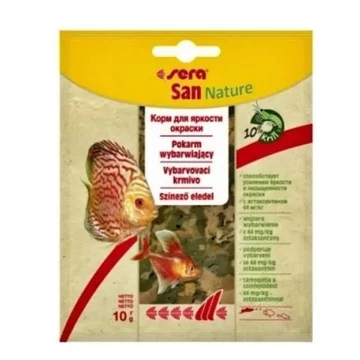 Sera San Nature lemezes díszhaleleség - 10 g