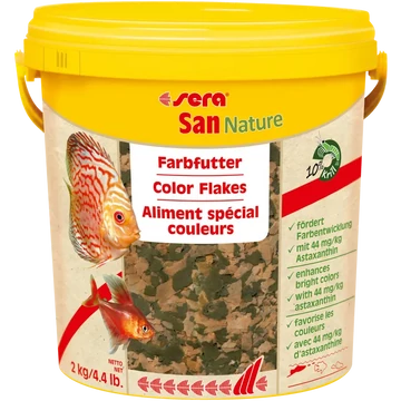 Sera San Nature lemezes díszhaleleség - 10 liter