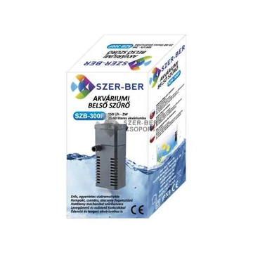 Akváriumi belső szűrő 150l/h SZER-BER SZB-300F