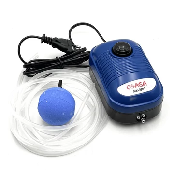 Osaga MK-9501 légpumpa levegő kompresszor (2W) szett, 3m 4/6 szilikon cso, 1db porlasztó Osaga MK-9501 légpumpa levegő kompresszor (2W) szett, 3m 4/6 szilikon cso, 1db porlasztó