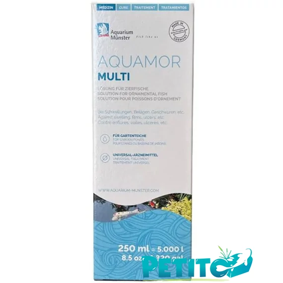 Aquamor Multi Gombás –bakteriális fertőzésekre 250ml
