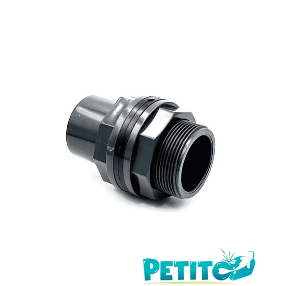 PVC hosszított tartályszerelvény 50/63mm x 2" KM