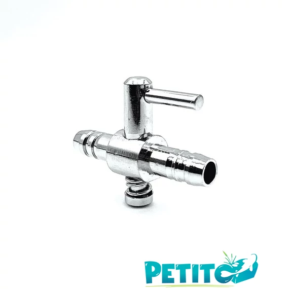 Inox Levegő csap 4/6mm pattintós