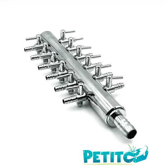 Inox levegő csap 12-es 4/6mm