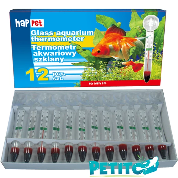 Happet akváriumi üveg hőmérő készlet 12db