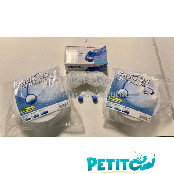 Téli befagyásgátló szett kerti tavakhoz (2db Basic 25/ACO-001/2db50mm/15m4/6 cső)