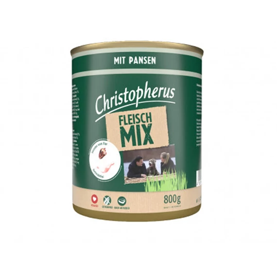 Christopherus Dog konzerv meat mix pacal 800g