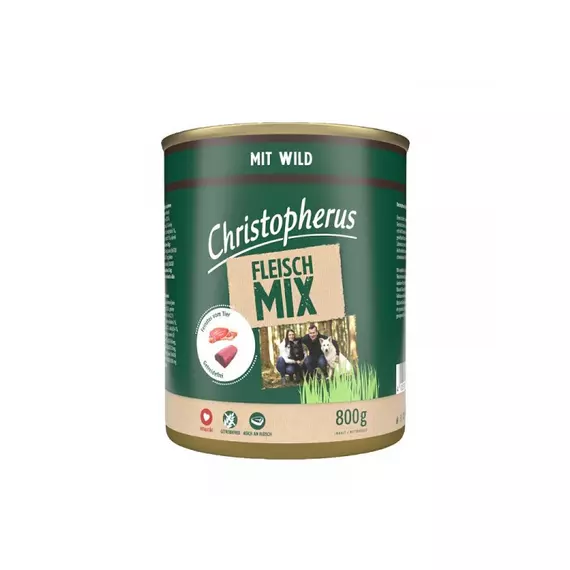 Christopherus Dog konzerv meat mix vad 800g