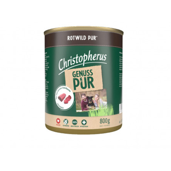 Christopherus Dog konzerv pure vadhús 800g