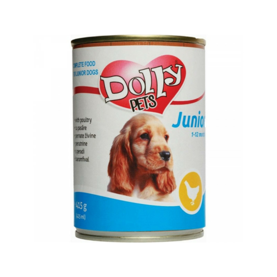 Dolly Dog Junior konzerv csirke 415gr