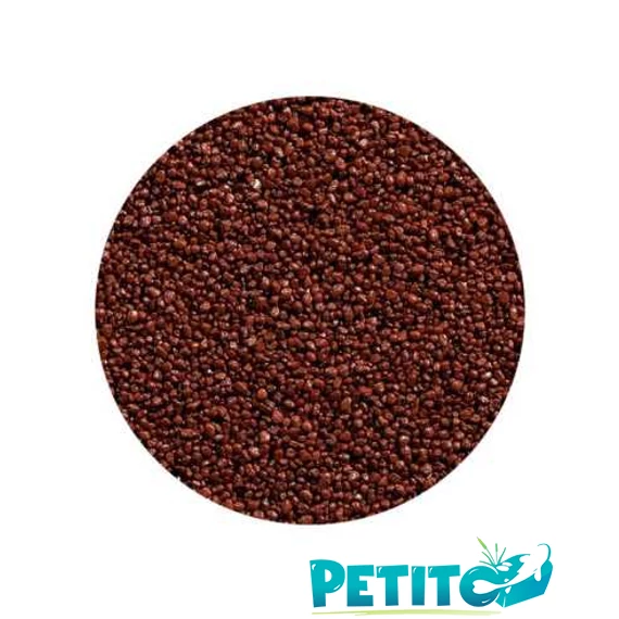 Színes akváriumi aljzatkavics CSOKIBARNA 5kg - 1-2mm