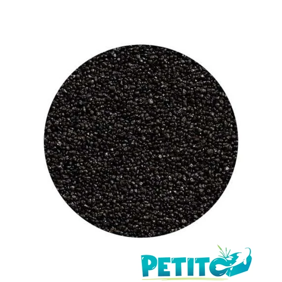 Színes akváriumi aljzatkavics FEKETE 5kg - 2-4mm