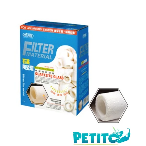 Ista Quartzite Glass Mini kerámiagyűrű akváriumi szűrőanyag - 400 ml