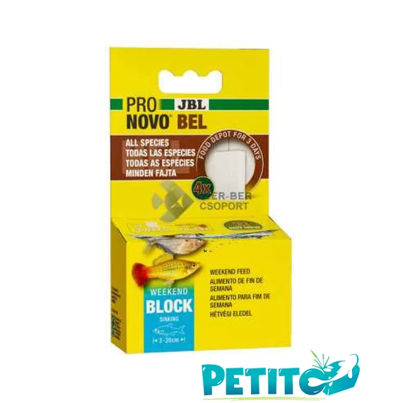 JBL ProNovo Bel Weekend hétvégi díszhaleleség tömb