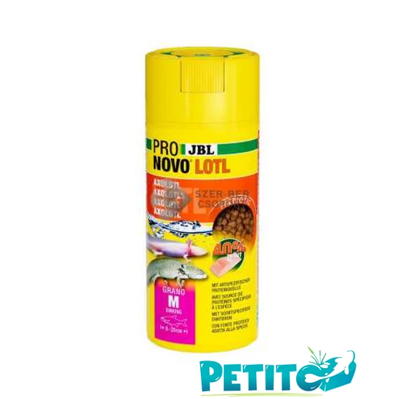 JBL ProNovo Lotl Grano M szemcsés eleség Axolotlnak - 250ml