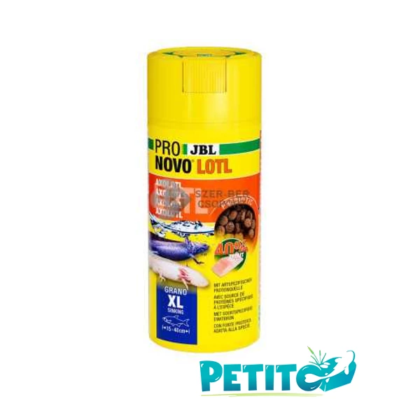 JBL ProNovo Lotl Grano XL szemcsés eleség Axolotlnak - 250ml