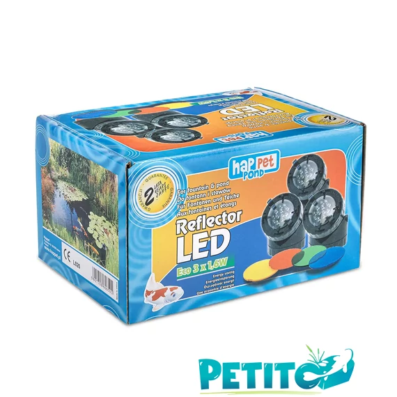 Happet kerti tó LED világítás szett 3 * 1,6W