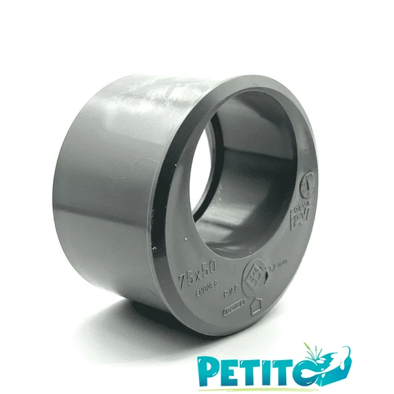 PVC ragasztható szűkítő 75x50mm