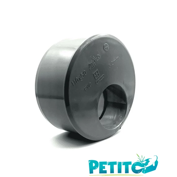 PVC ragasztható szűkítő 110x50mm