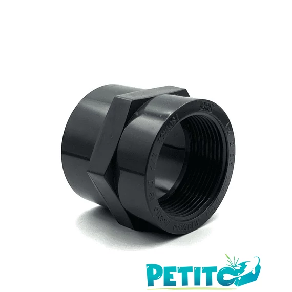 PVC ragasztható belsőmenetes toldás 50mm x 1 1/2"BM