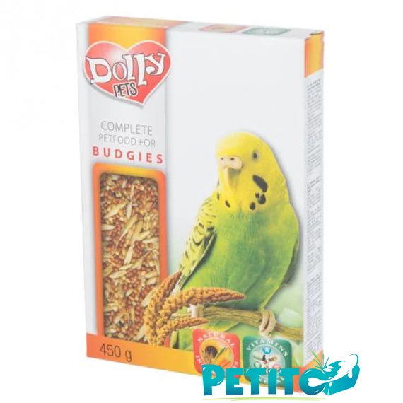 Dolly Mageleség Hullámospapagájoknak Dobozos 450g