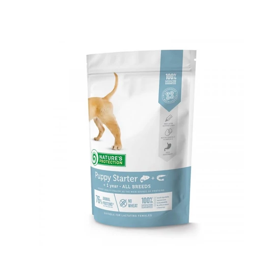 Natures Protection Dog Puppy Starter Salmon with krill 500g