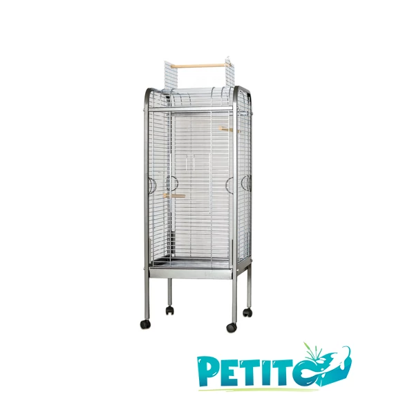 Inter-Zoo Omega 1 nagy méretű madárkalitka - 56x56x146cm (kerekes, 4mm)