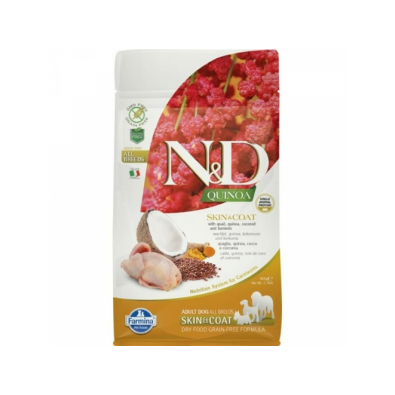 N&D Dog Quinoa Skin&Coat Fürj 7kg