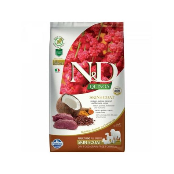 N&D Dog Quinoa Skin&coat vadhús 2,5kg
