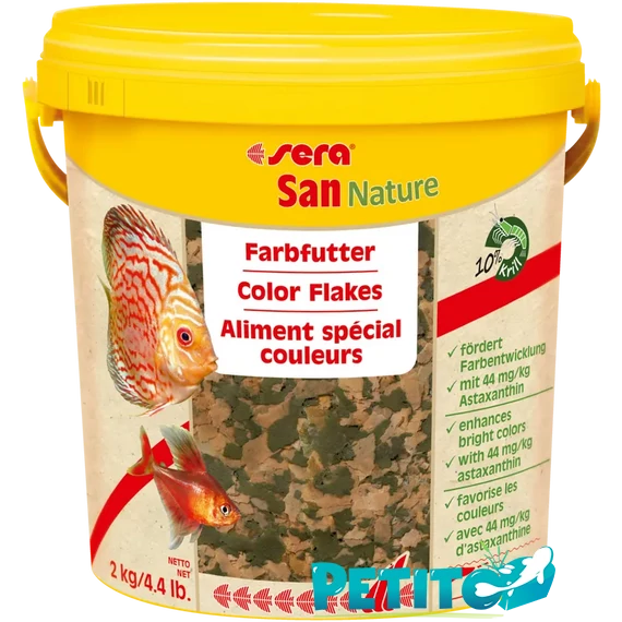 Sera San Nature lemezes díszhaleleség - 10 liter