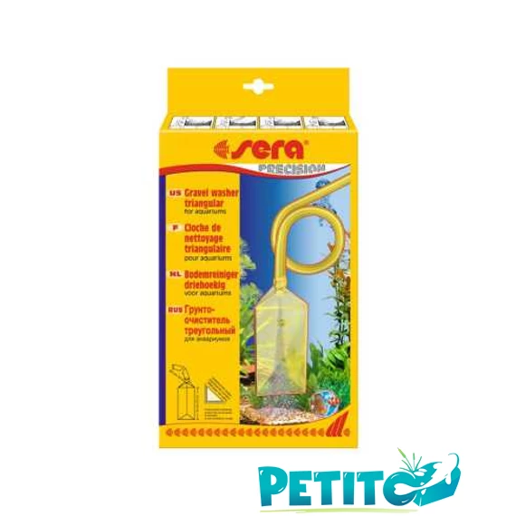 Sera akváriumi aljzattisztító háromszög alakú szívóharanggal (14cm)