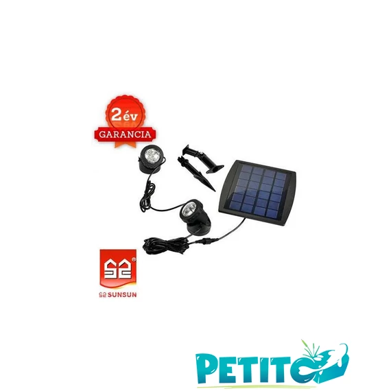Solar Lámpa 2db-os (fehér fényű)