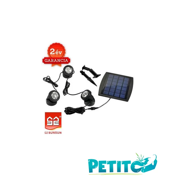 Solar Lámpa 3db-os (fehér fényű)
