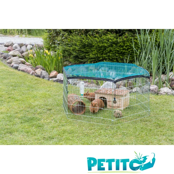 Ketrec Fém Rágcsálóknak 6db 63×60cm-Es Elemből Ajtóval