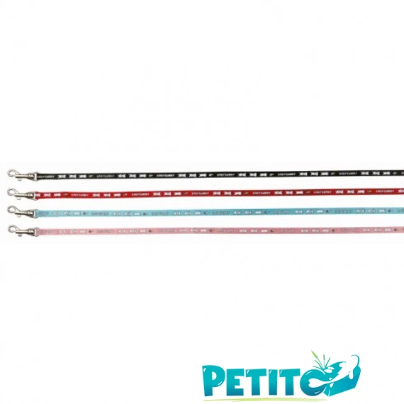 Hám Pórázzal Nylon Törpenyúlaknak 20–33cm / 8mm 1.25m