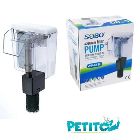 Sobo WP-618H akváriumi akasztós szűrő - 280l/h