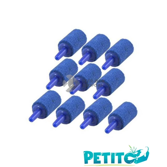 Habkő levegőporlasztó készlet akváriumba - HENGER 12x25mm (10db)