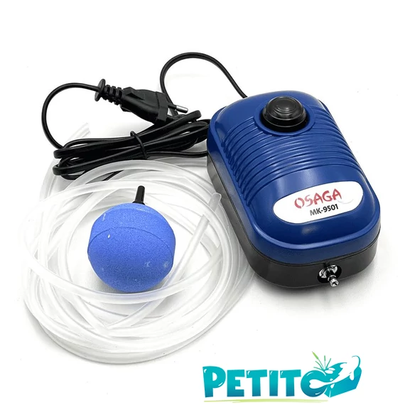 Osaga MK-9501 légpumpa levegő kompresszor (2W) szett, 3m 4/6 szilikon cso, 1db porlasztó