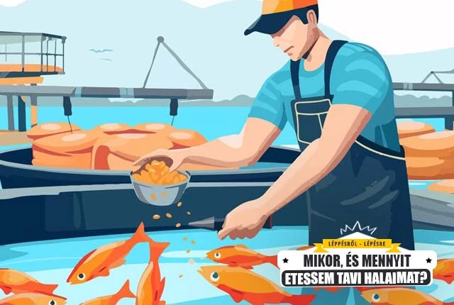 Mikor és mennyit etessem tavi halaimat?