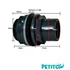 Kép 4/4 - PVC hosszított tartályszerelvény 50/63mm x 2" KM