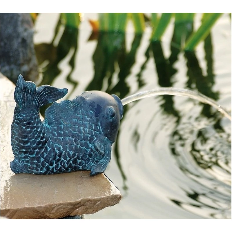 Ubbink Hal kicsi, 12,5 cm bronzszínű vízköpő figura / 1386009