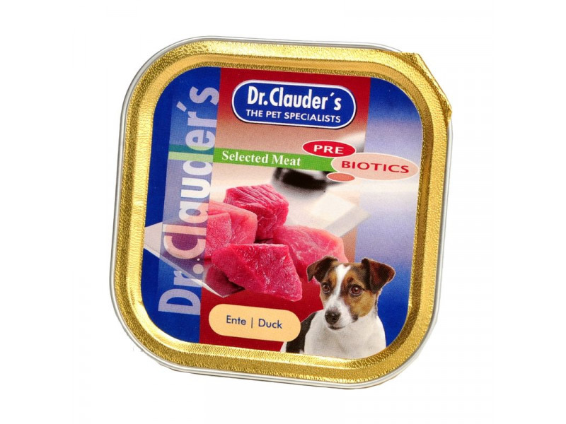 Dr.Clauders Dog Selected Meat Kacsás alutálka 100g