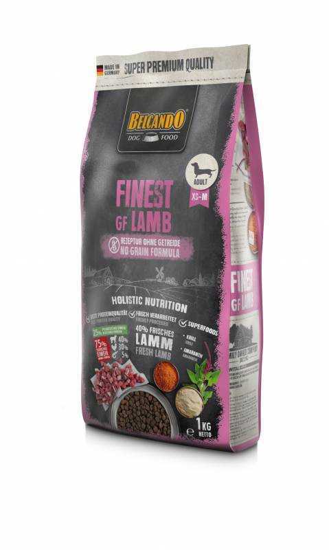 Belcando Finest GF Lamb 1 kg (gabona nélkül) - friss hússal