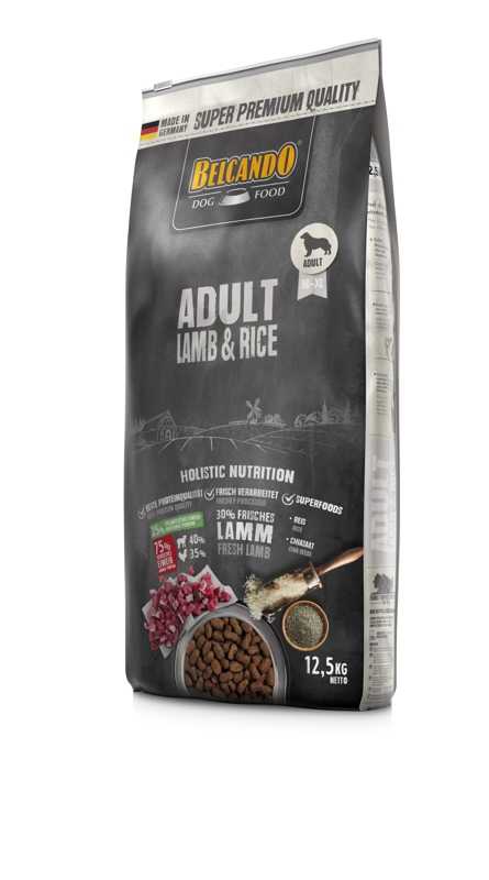 Belcando Adult Lamb & Rice 12,5 kg - friss hússal