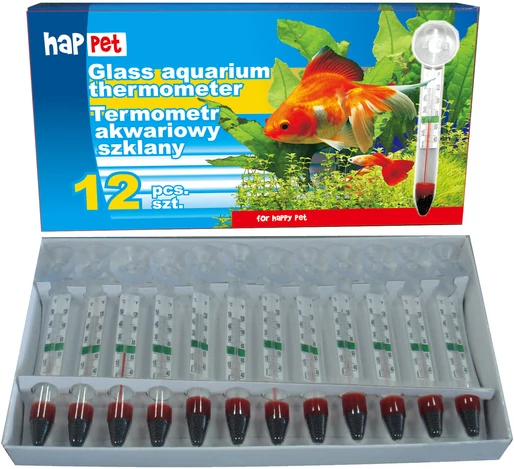 Happet akváriumi üveg hőmérő készlet 12db